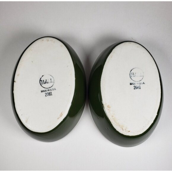 Hall 2081 Forest Green Boston Baker Set of 2 Oval Individual Serving Size - Picture 7 of 10